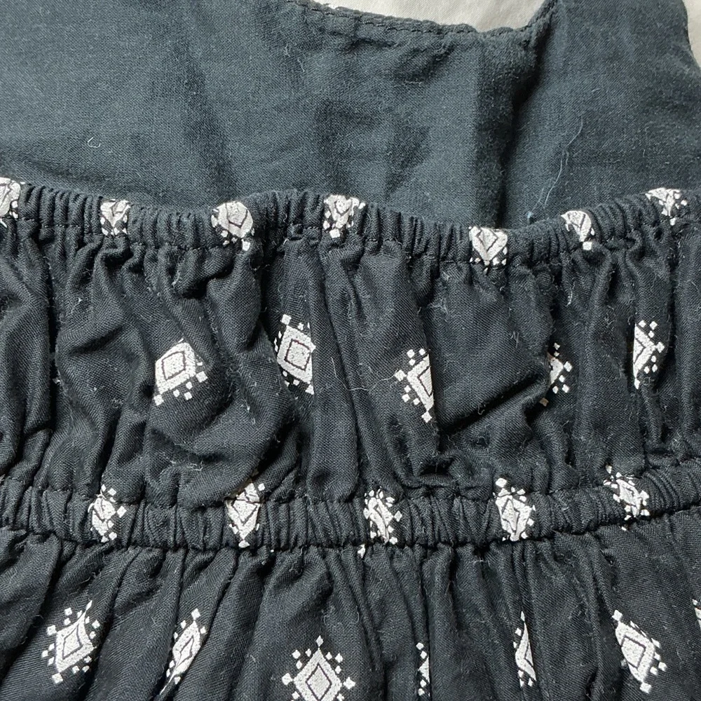 Old Navy Dark Navy and White Elephant Patterned Dress
